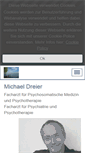 Mobile Screenshot of dreier-psychotherapie.de