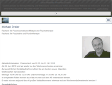 Tablet Screenshot of dreier-psychotherapie.de